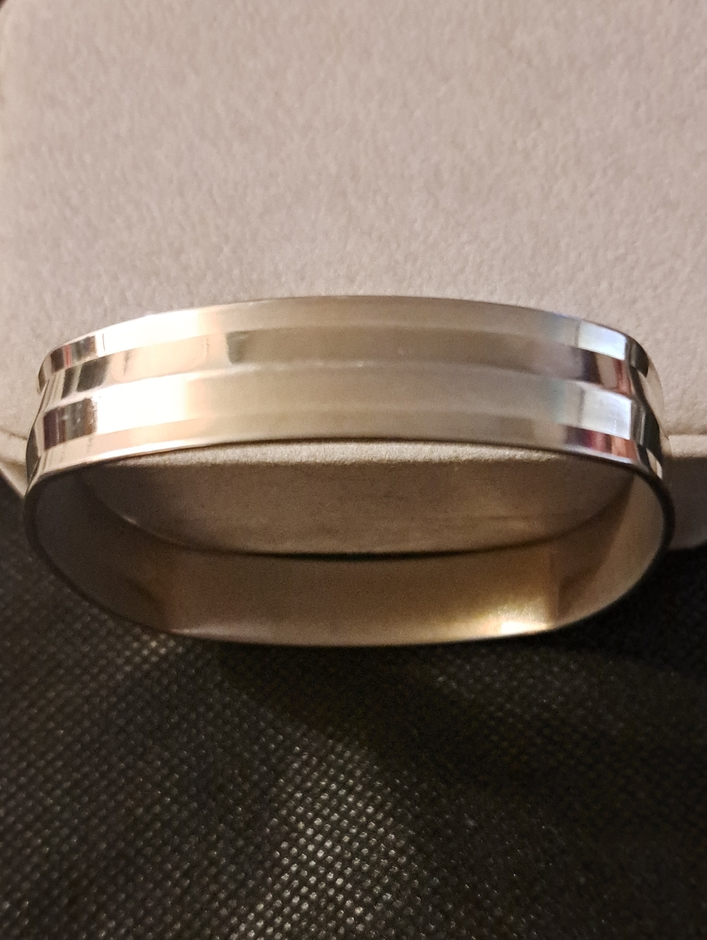 Women's Polished Silver-Tone Wide Cuff Bracelet